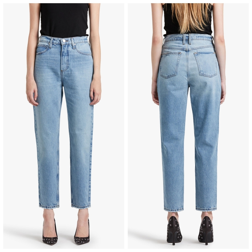Frame High N'Tight Taper 90s Style Mom Jeans In Rossum, Size 27, EUC!